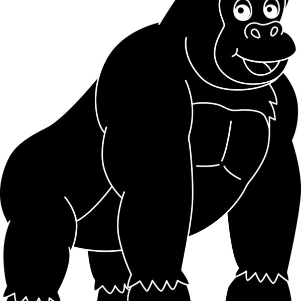Gorilla   Clipart 1 Miniaturansicht