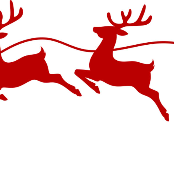 Santa and the reindeers Miniaturansicht
