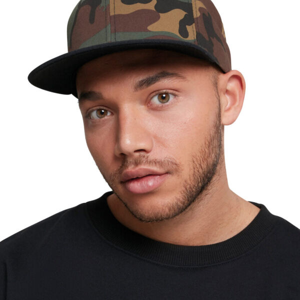 6 Panel Snapback Kappe "Camo" Miniaturansicht