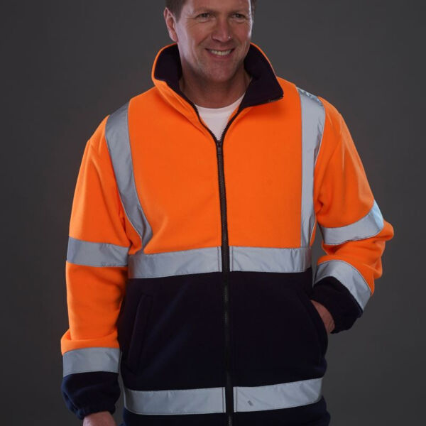 Hi-Vis Fleece Jacke Miniaturansicht