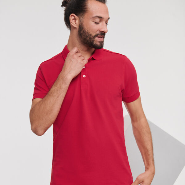 Russell Stretch Piqué Polo Shirt Miniaturansicht