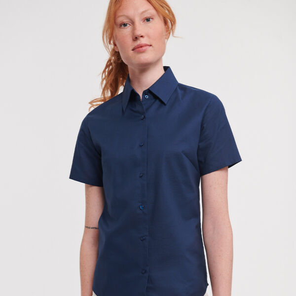 Oxford Bluse kurzarm Miniaturansicht