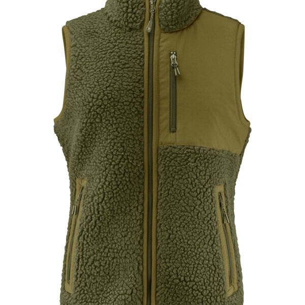 Ladies Kingsley Sherpa Fleece Vest Miniaturansicht